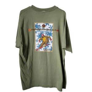 GROUNDHOG DAY x VINTAGE Alta Utah‎ ski race tee 2000 y2k XL